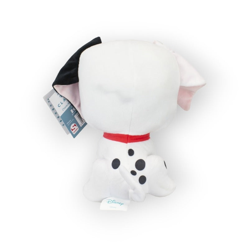 Fantastico peluche disney raffigurante un dalmata de "La carica dei 101". Bianco con macchie nere e suono. Altezza 30cm