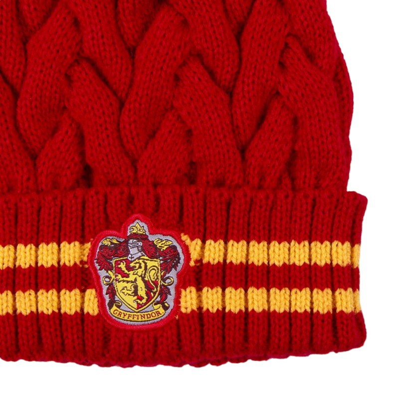 Bellissima berretta a tema Harry Potter dedicata alla casata Grifondoro