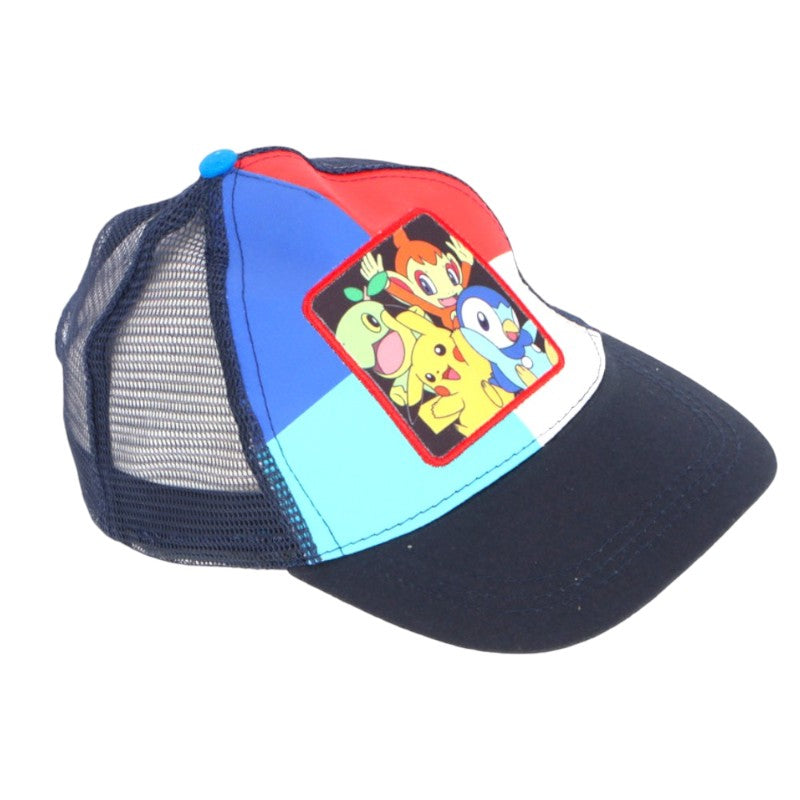 Bellissimo cappellino a tema Pokemon per bambini colore Blu/Azzurro