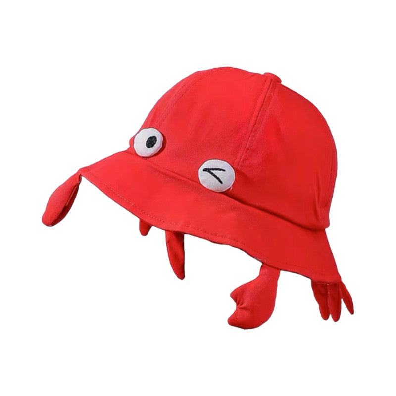 CAPPELLO DA PESCATORE PER BAMBINI A TEMA GRANCHIO