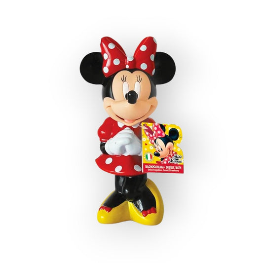 Fantastico bagnoschiuma 3d disney a tema Minnie Mouse. Il bagnoschiuma Naturaverde è perfetto per il ph dei bambini ed è stato dermatologicamente testato. Capienza 200ml 