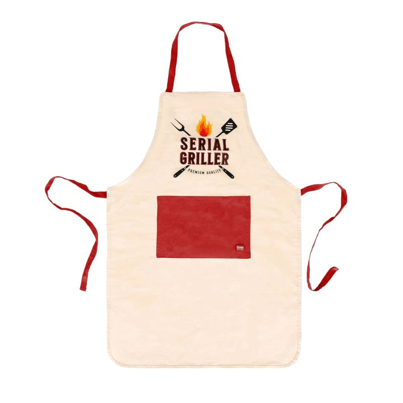 Fantastico grembiule da cucina da adulto con la scritta "Serial Griller"