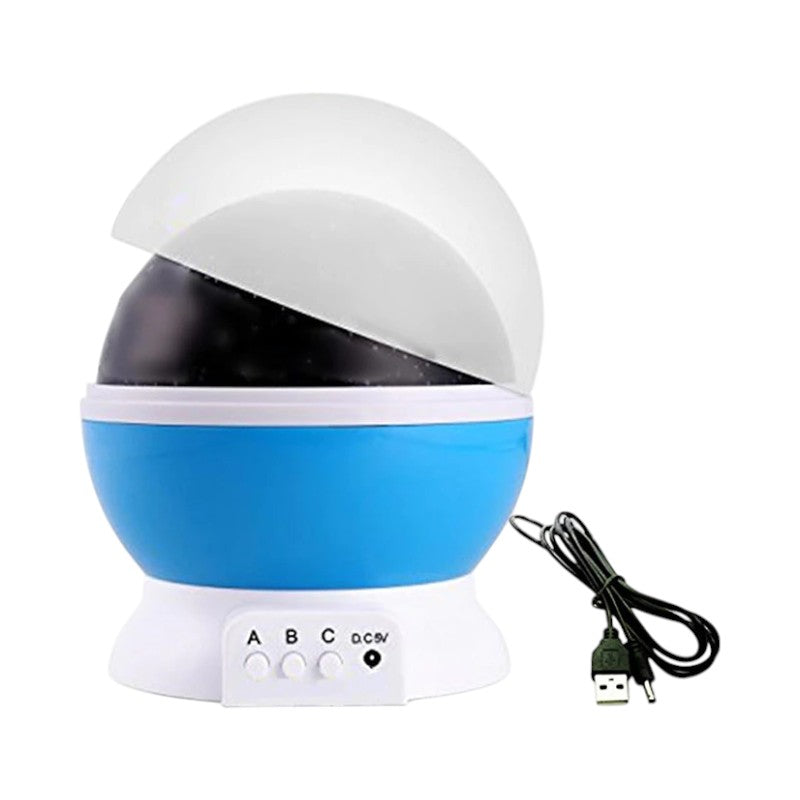 Bellissima lampada notturna da comodino 3D che proietta le stelle ed i satelliti