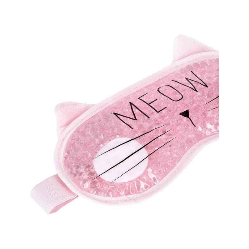 Bellissima maschera a gel per occhi legami a tema gattino