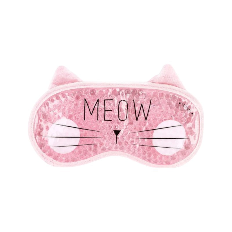 Bellissima maschera a gel per occhi legami a tema gattino