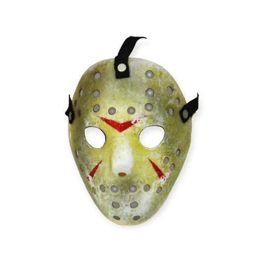 Bellissima maschera Horror Hockey a tema Jason per bambini. Ottimo travestimento per le spaventose serate di Halloween