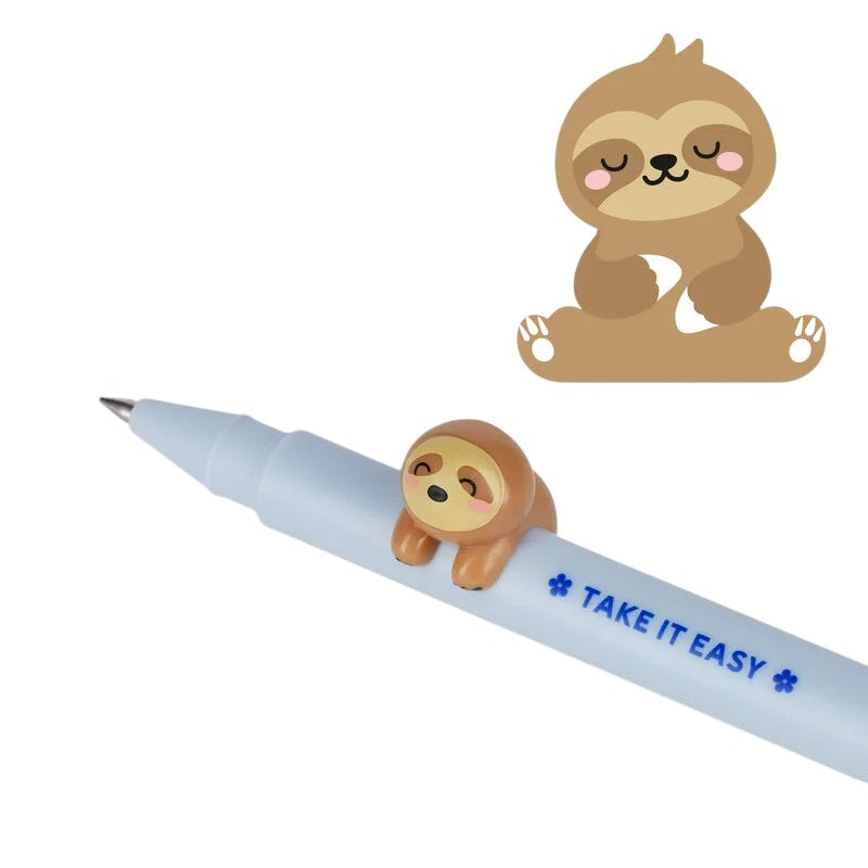 Bellissima penna a gel Legami Lovely Friends con animaletto rimovibile 3D