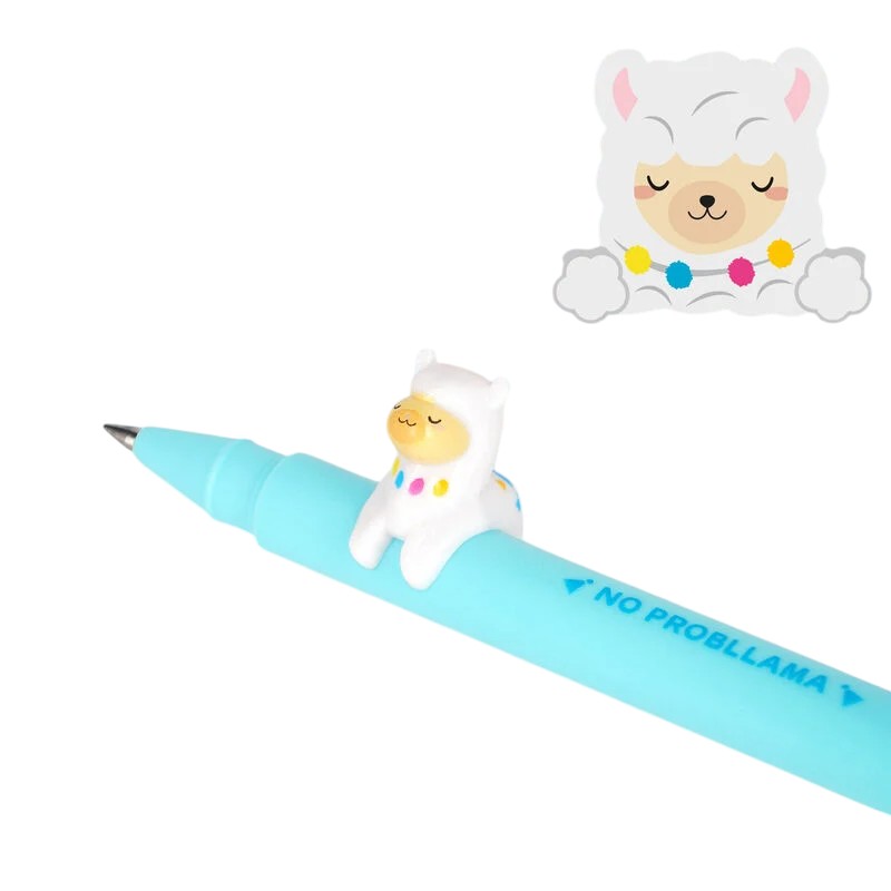 Bellissima penna a gel Legami Lovely Friends con animaletto rimovibile 3D
