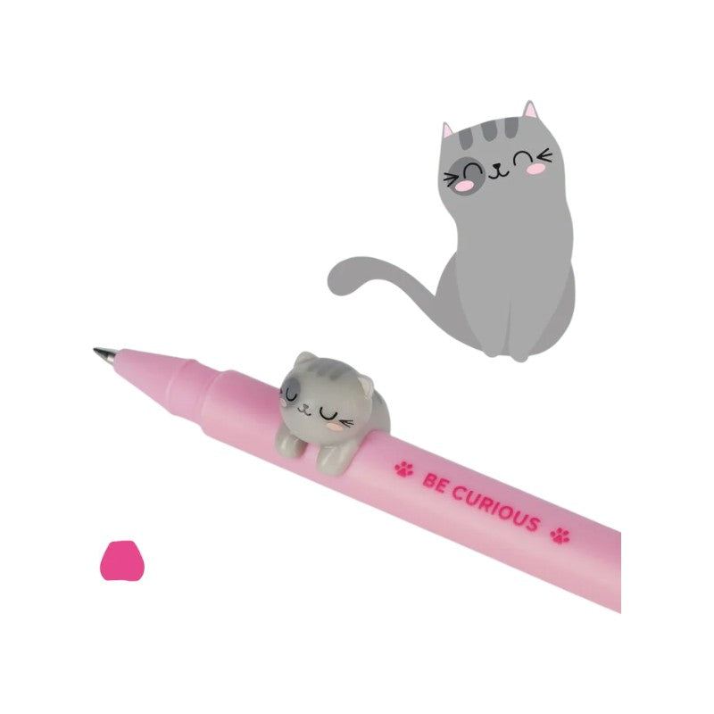 Bellissima penna a gel Legami Lovely Friends con animaletto rimovibile 3D