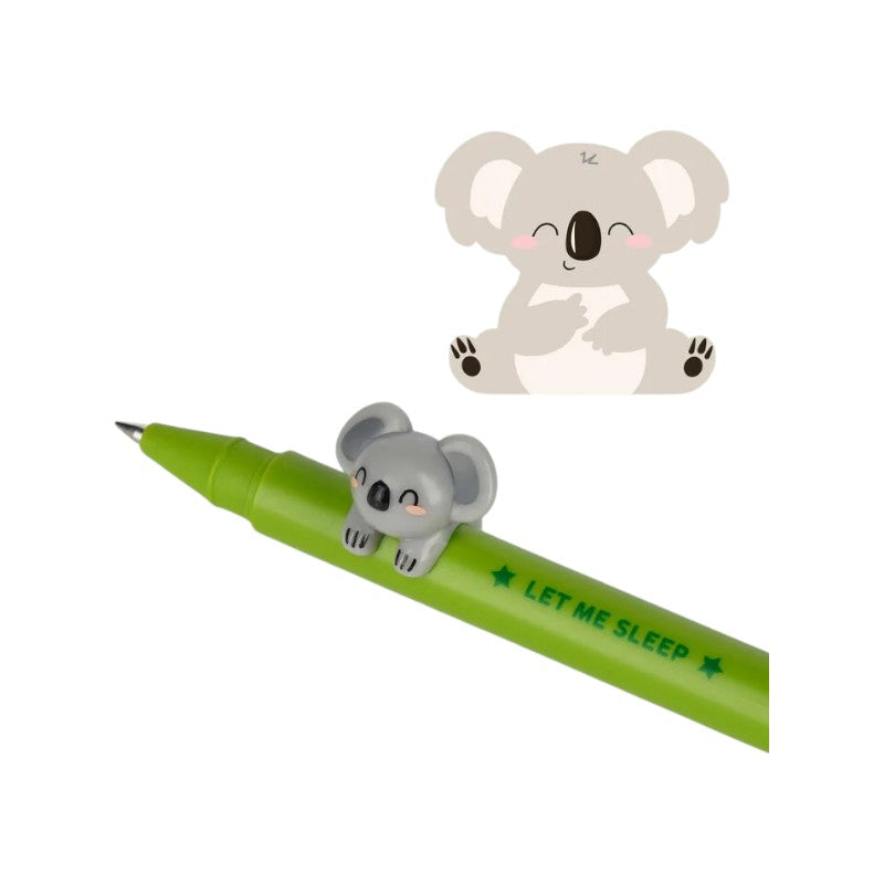 Bellissima penna a gel Legami Lovely Friends con animaletto rimovibile 3D