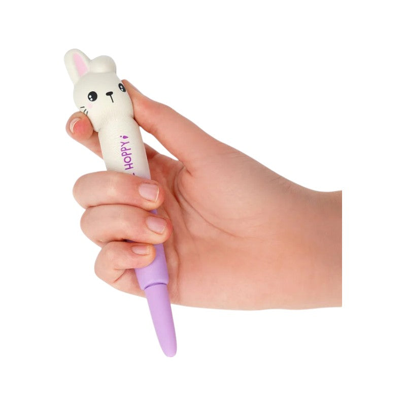 Bellissima penna a gel antistress a tema coniglietto