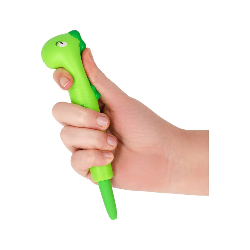 Bellissima penna a gel antistress a tema dinosauro