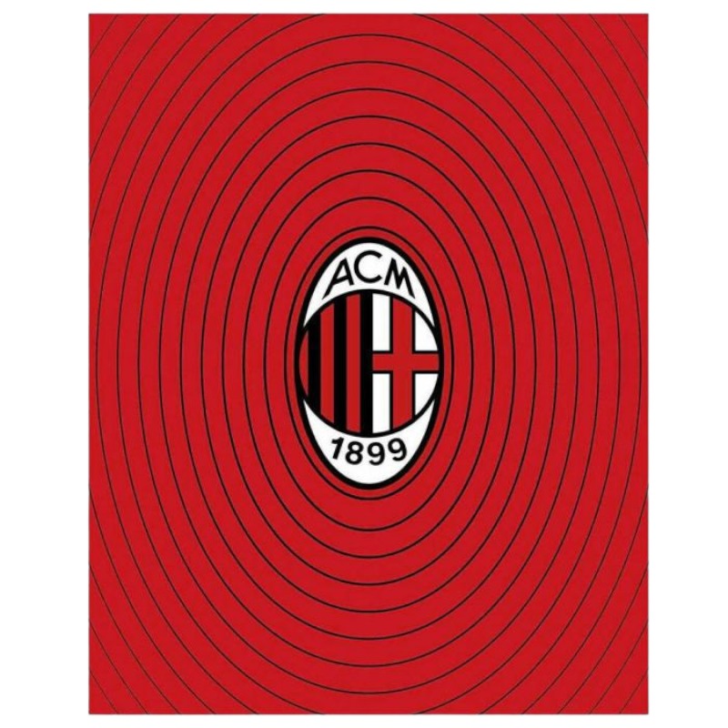 Morbidissimo e caldissimo, ecco il fantastico plaid per tutti i tifosi dell'Ac Milan!
