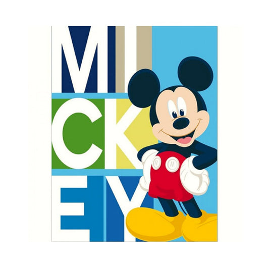 Plaid in microfibra Disney. Coperta calda invernale a tema Mickey Mouse