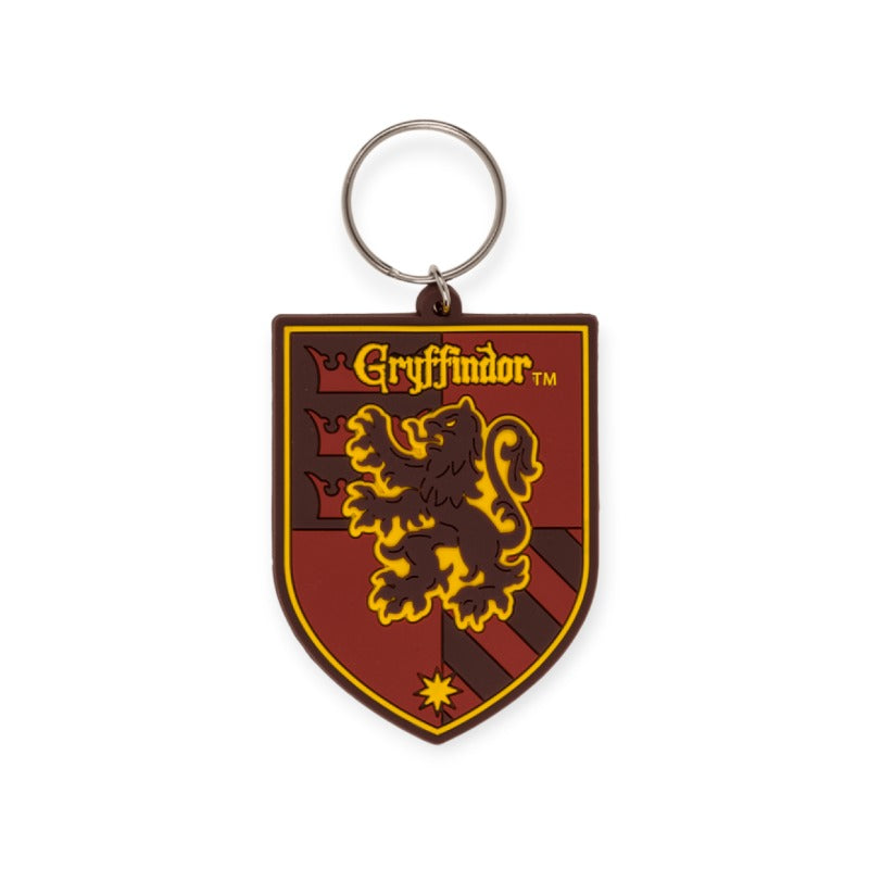 portachiavi Harry Potter in pvc con logo stemma casata Grifondoro foto principale