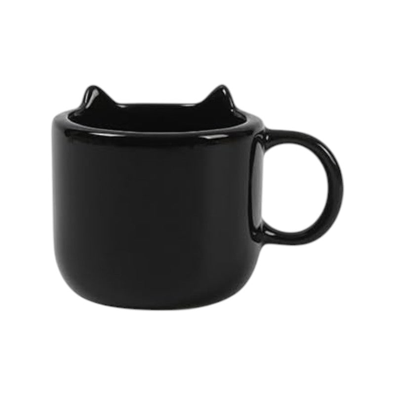 Bellissimo set composto da due tazzine per caffè espresso a tema gatto nero