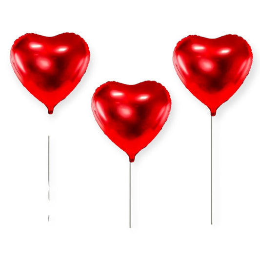 3 fantastici palloncini di altissima qualità a forma di cuore gonfiabili ad aria o ad elio. Ottimo gadget idea regalo San Valentino Innamorati Amore Love