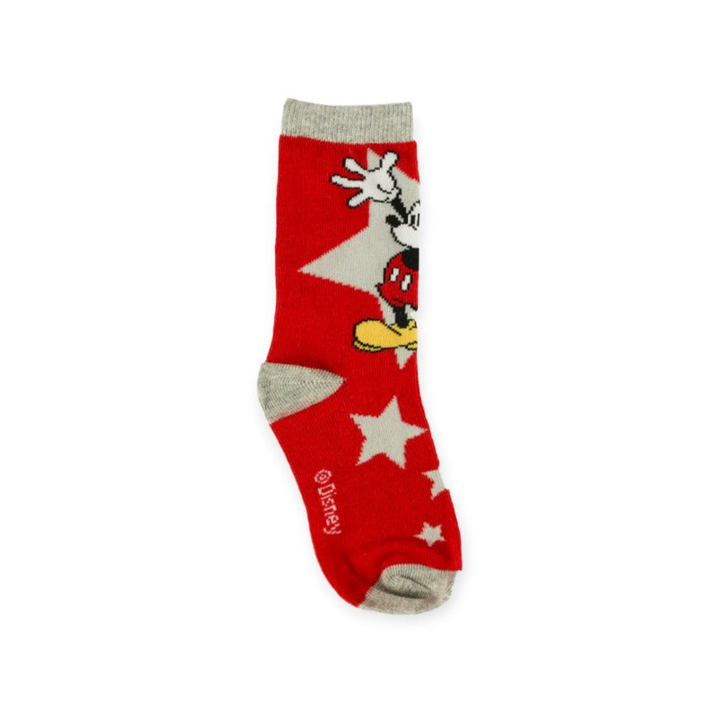 Bellissimo set regalo composto da 5 paia di calzini in cotone per bambini a tema Disney. Ottima idea regalo per i piccoli appassionati di Mickey Mouse.
