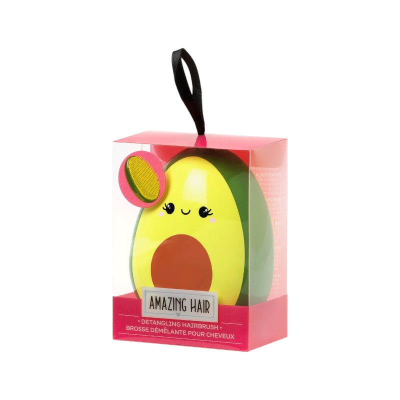 Bellissima spazzola districante per capelli a tema Avocado