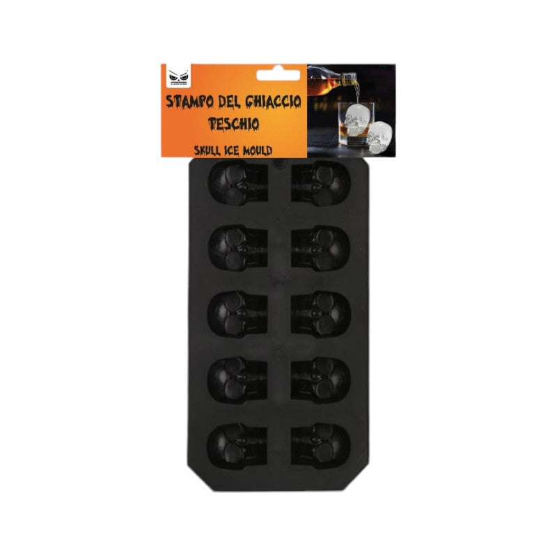 Bellissimo kit per formare cubetti di ghiaccio a forma di teschio