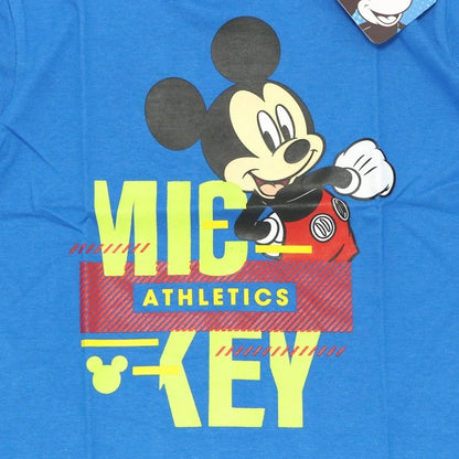 Bellissima maglietta blu per bambini a tema Disney Mickey Mouse