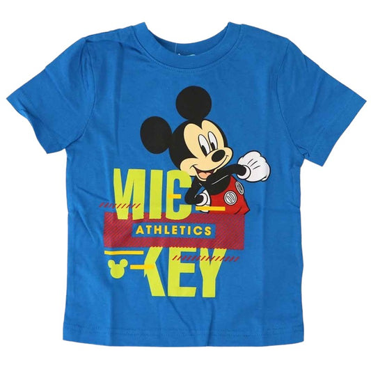 Bellissima maglietta blu per bambini a tema Disney Mickey Mouse