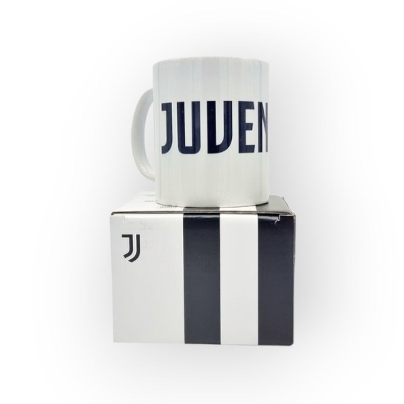 Tazza bianca con Scritta Juventus nera Originale