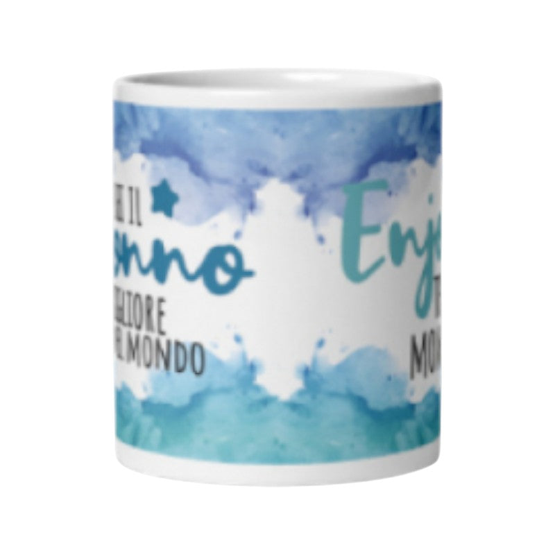 Tazza Festa dei Nonni - Nonno - Azzurra