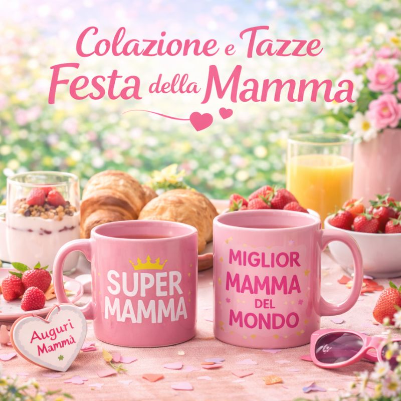 Tazze e tazzine regalo per la festa della mamma
