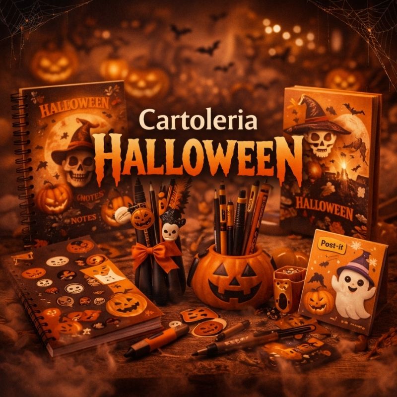 Collezione halloween cartoleria e gadget per bambini