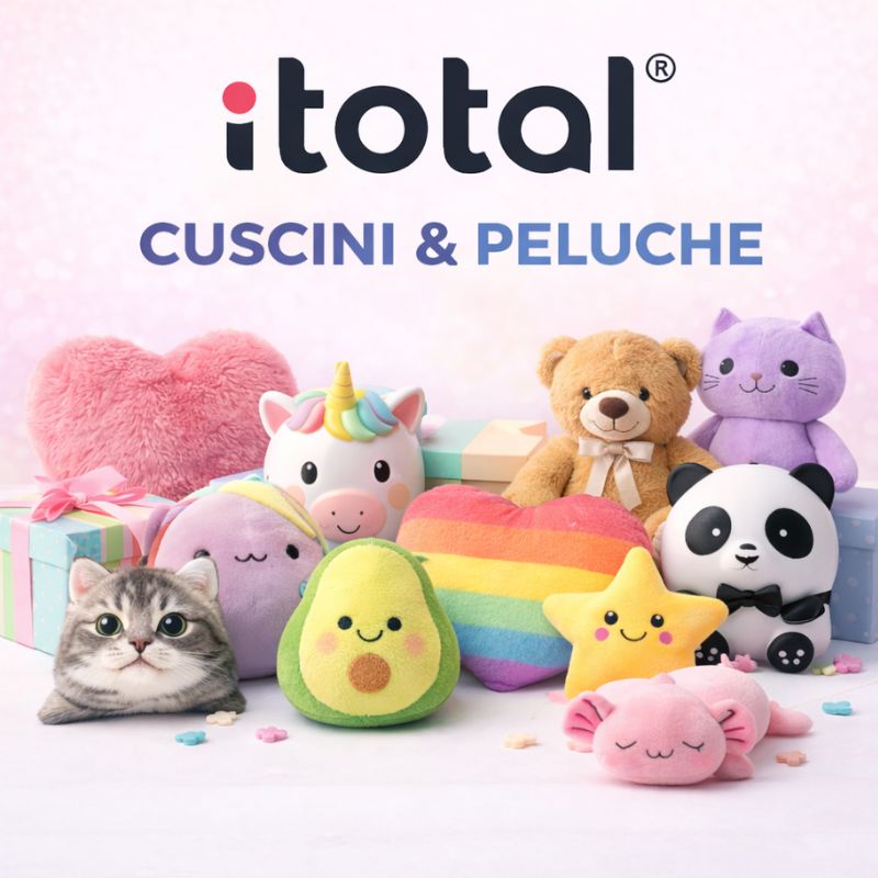 Collezione Cuscini e peluche regalo I-total