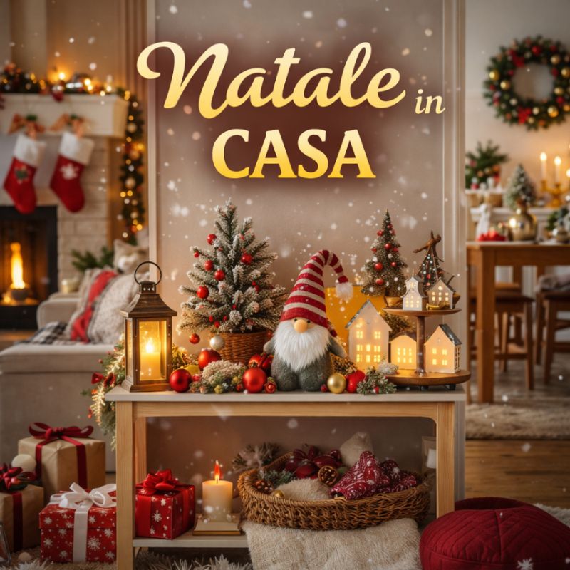 collezione Natale in casa, decorazioni gadegt ed addobbi per la tua casa