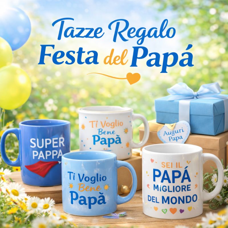 Tazze regalo per la festa del papà