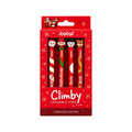 Set 4 penne cancellabili I-Total Climby Christmas Edition con Babbo Natale, schiaccianoci, pupazzo di neve e renna, punta 0,7 mm. Su Viano Shop!