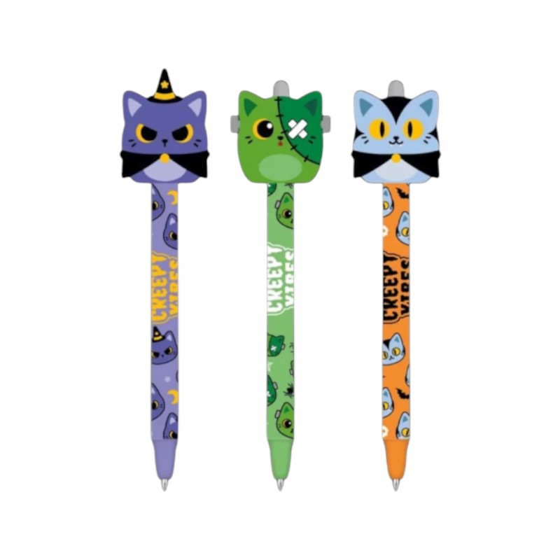 Ecco le tre bellissime penne cancellabili I-total Limited Edition a tema Halloween