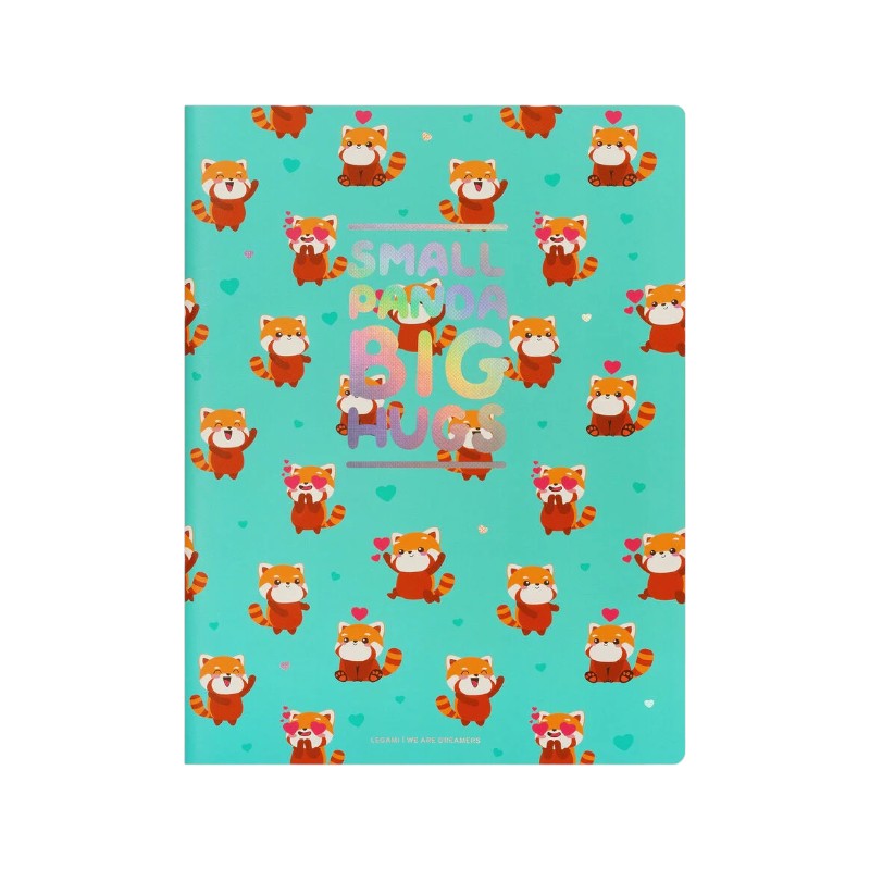 Quaderno Legami Cute Things Are Coming: 100 pagine a righe 100g/m2, copertina kawaii ricci. Il notebook tenero perfetto per la scuola!