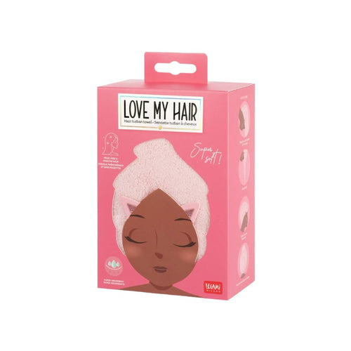 Bellissimo turbante per capelli a tema gattino