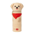 Astuccio Legami Fur-Ever Friends cagnolino Golden Retriever — silicone morbido, zip dorata, edizione limitata. Il regalo kawaii perfetto per la scuola. 