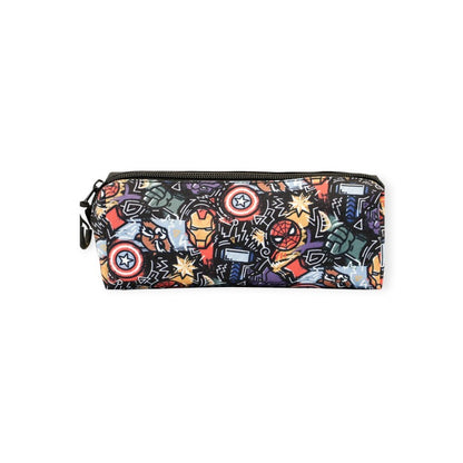 Bellissimo portapenne originale Marvel. L'astuccio ha una chiusura super resistente grazie alla cerniera di alta qualità. Design Avengers Fumetto