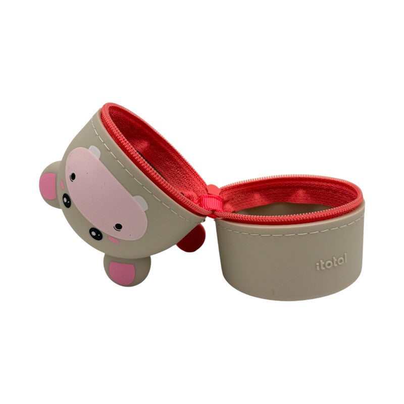 Astuccio compatto e super cute per scuola e tempo libero a forma di ippopotamo