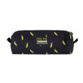 Bellissimo astuccio portapenne con disegnati dei fulmini e la scritta "Feel the thunder"