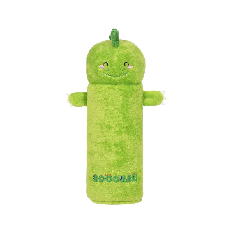 Bellissimo astuccio legami morbidissimo a forma di dinosauro