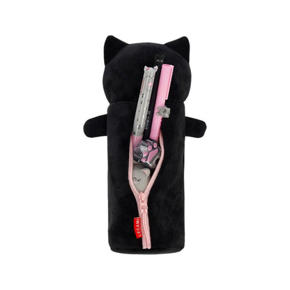 Bellissimo astuccio legami morbidissimo a forma di gatto nero