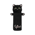 Bellissimo astuccio legami morbidissimo a forma di gatto nero