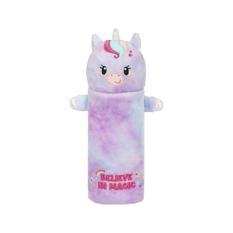 Bellissimo astuccio legami morbidissimo a forma di unicorno
