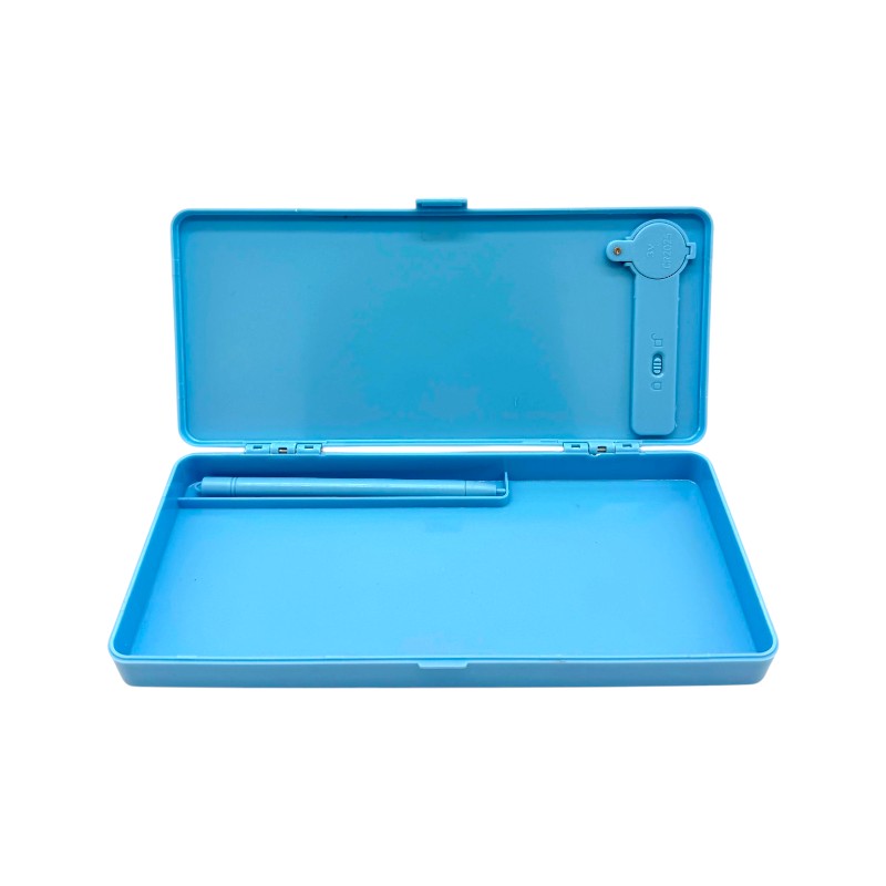 Astuccio rigido con lavagnetta tablet lcd scrivi e cancella, tinta unita collezione bubble tea