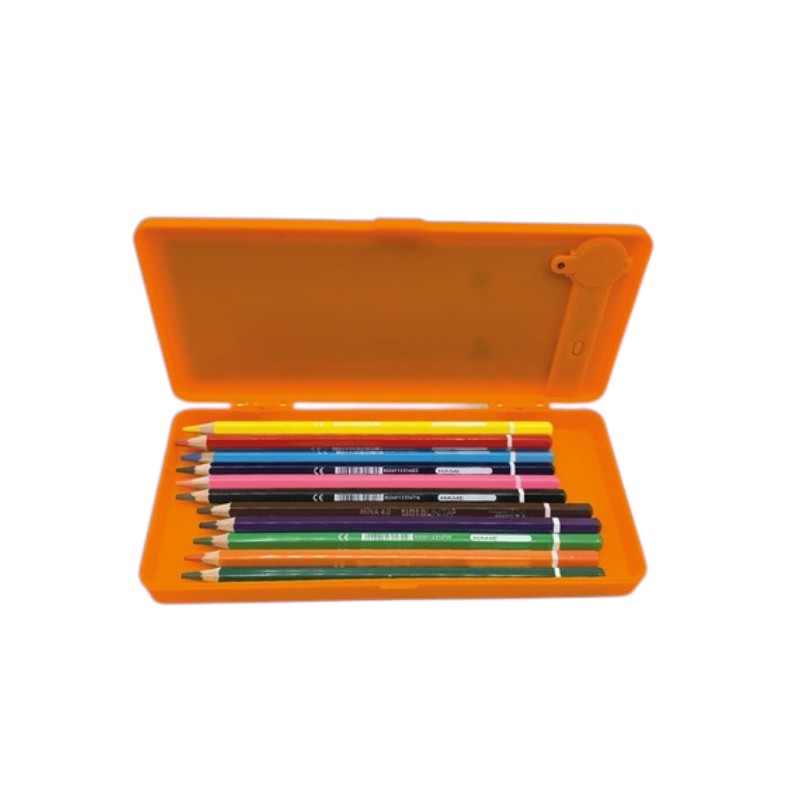 Astuccio rigido con lavagnetta tablet lcd scrivi e cancella, tinta unita collezione bubble tea