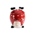 Barattolo Natalizio in Ceramica - Babbo Natale - 15cm