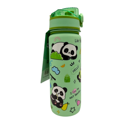 Bellissima borraccia in tritan con immagini di panda in rilievo