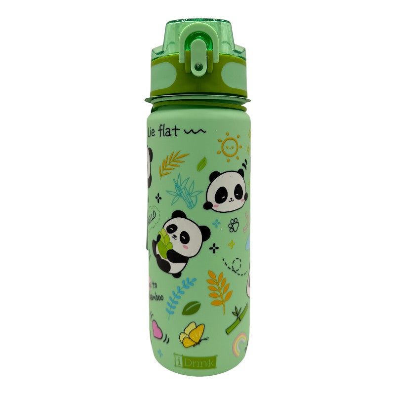 Bellissima borraccia in tritan con immagini di panda in rilievo